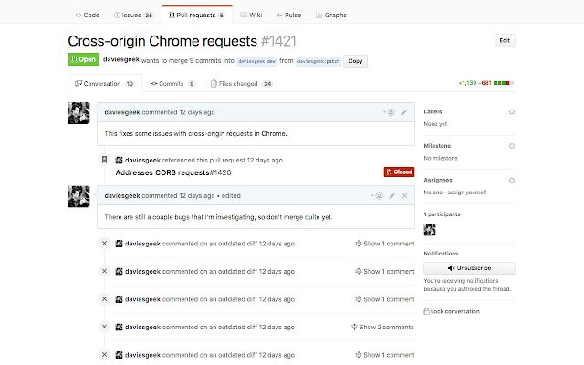 Salin nama cabang GitHub dari toko web Chrome untuk dijalankan dengan OffiDocs Chromium online
