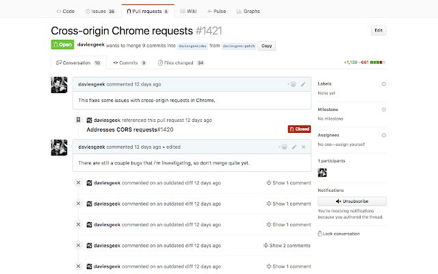 Copy GitHub branch name  from Chrome web store to be run with OffiDocs Chromium online