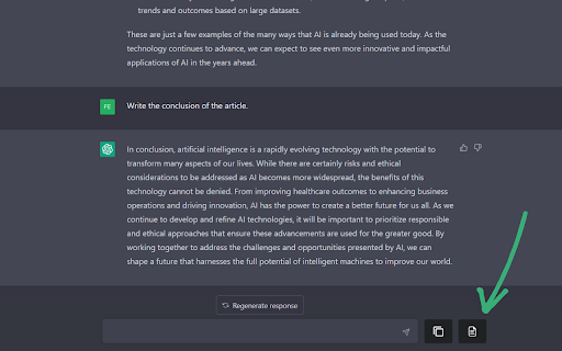 CopyGPT  from Chrome web store to be run with OffiDocs Chromium online