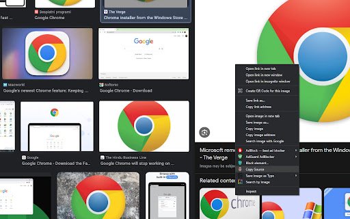 Copy Image Source  from Chrome web store to be run with OffiDocs Chromium online Copy Image Source  from Chrome web store to be run with OffiDocs Chromium online