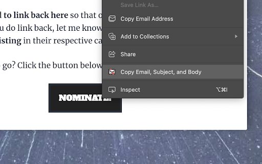 Copy mailto+  from Chrome web store to be run with OffiDocs Chromium online