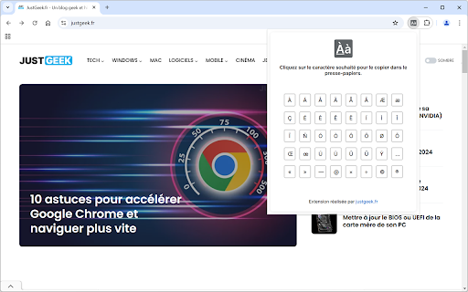 CopyMaj  from Chrome web store to be run with OffiDocs Chromium online