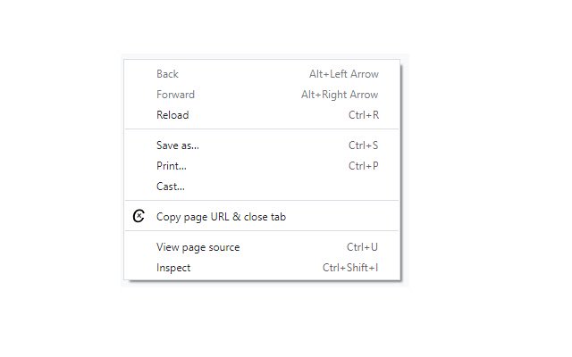 Salin URL Halaman Tutup Tab dari toko web Chrome untuk dijalankan dengan OffiDocs Chromium online