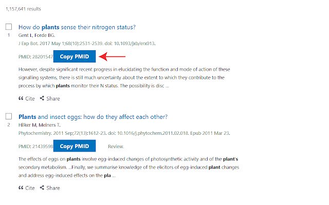 CopyPMID من متجر Chrome الإلكتروني ليتم تشغيله باستخدام OffiDocs Chromium عبر الإنترنت