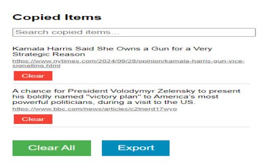 Copy Saver  from Chrome web store to be run with OffiDocs Chromium online