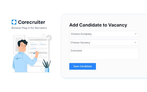 Corecruiter  from Chrome web store to be run with OffiDocs Chromium online