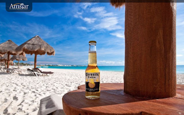 Corona Beach, Cancún México desde la tienda web de Chrome se ejecutará con OffiDocs Chromium en línea