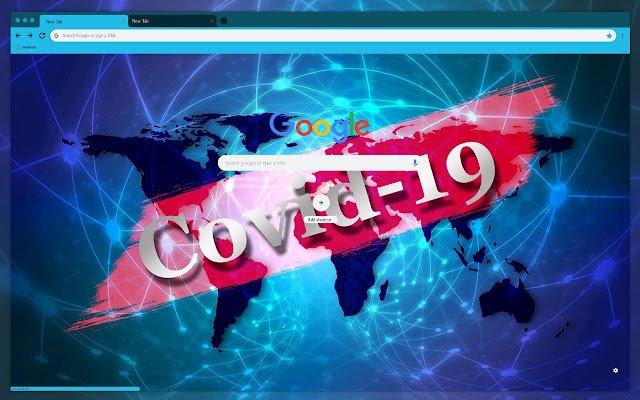 Coronavirus. Covid 19. El mapa mundial de Chrome web store se ejecutará con OffiDocs Chromium en línea