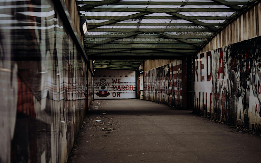 Corridor Above the Stands of St Marys Stadium  from Chrome web store to be run with OffiDocs Chromium online