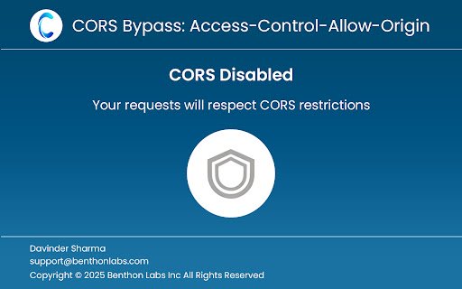 CORS Bypass : Access Control Allow Origin  from Chrome web store to be run with OffiDocs Chromium online