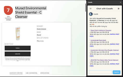 Cosafe  from Chrome web store to be run with OffiDocs Chromium online