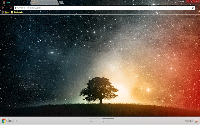 Cosmos Grass Landscape из интернет-магазина Chrome будет работать с онлайн-версией OffiDocs Chromium