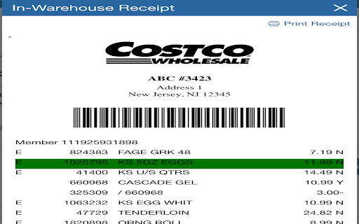 Costco Saver  from Chrome web store to be run with OffiDocs Chromium online