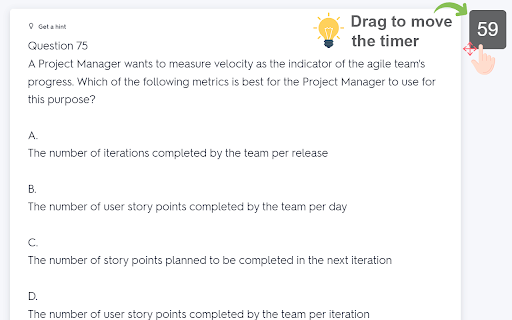 Countdown Timer for Each Question  from Chrome web store to be run with OffiDocs Chromium online