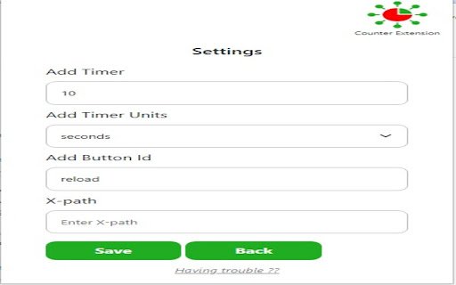 Counter Extension  from Chrome web store to be run with OffiDocs Chromium online
