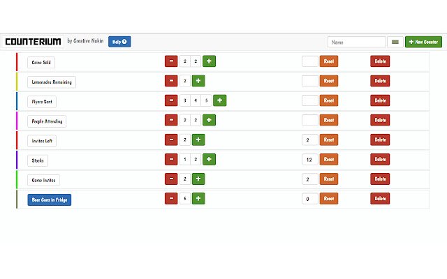 Counterium ຈາກ Chrome web store ທີ່ຈະດໍາເນີນການກັບ OffiDocs Chromium ອອນໄລນ໌
