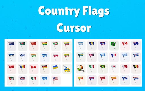 Country Flags Cursor Custom Flag Cursor for Chrome  from Chrome web store to be run with OffiDocs Chromium online