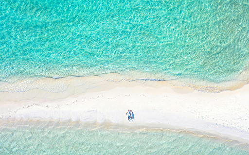 Couple Lying Down on a Beach  from Chrome web store to be run with OffiDocs Chromium online