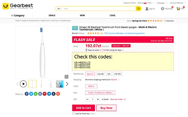 Coupons for Chinese Shops  from Chrome web store to be run with OffiDocs Chromium online