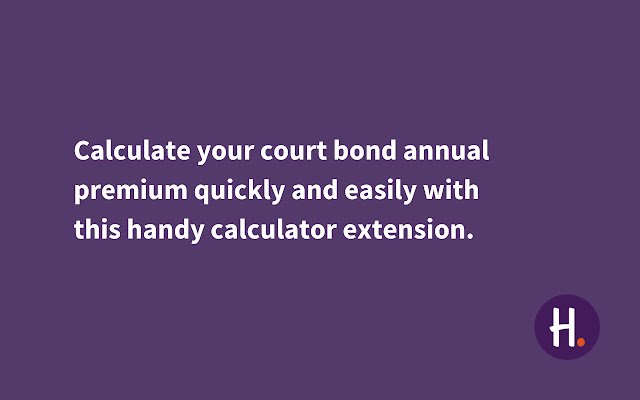 Court Bonds Calculator aus dem Chrome-Webshop, der mit OffiDocs Chromium online ausgeführt werden soll