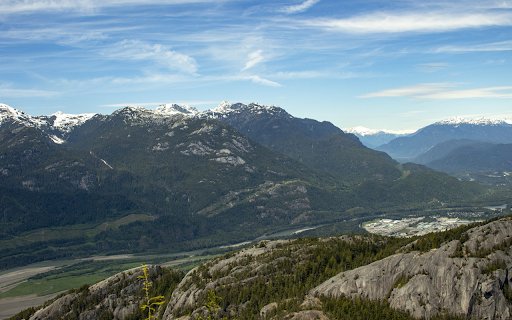 Covered by hills and mountains  from Chrome web store to be run with OffiDocs Chromium online