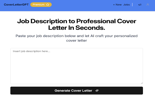 CoverLetterGPT  from Chrome web store to be run with OffiDocs Chromium online