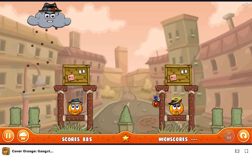 Cover Orange: GangstersProtect oranges from gangster clouds!  from Chrome web store to be run with OffiDocs Chromium online