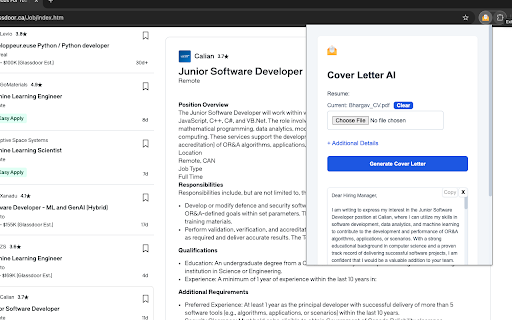 Coverquai  from Chrome web store to be run with OffiDocs Chromium online