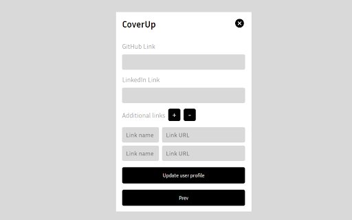 CoverUp  from Chrome web store to be run with OffiDocs Chromium online