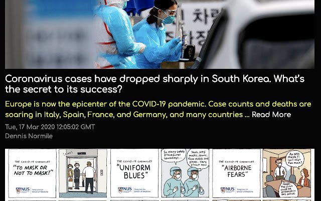 Covid 19 Hope  from Chrome web store to be run with OffiDocs Chromium online