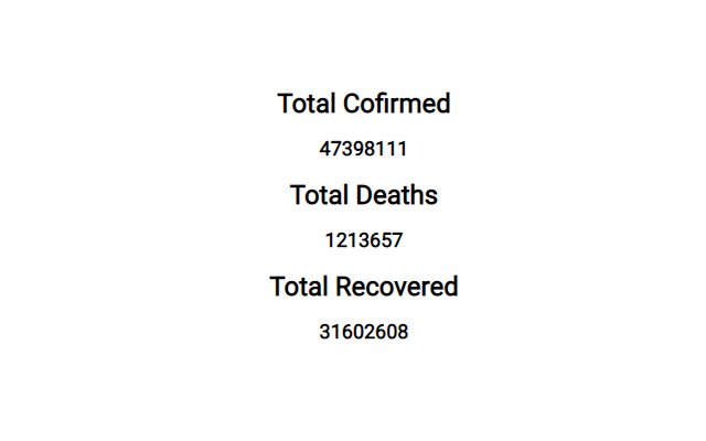 Covid Counter  from Chrome web store to be run with OffiDocs Chromium online
