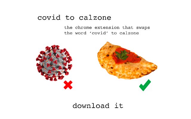 Covid naar Calzone vanuit de Chrome-webwinkel om te gebruiken met OffiDocs Chromium online