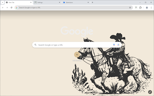 Cowboy  from Chrome web store to be run with OffiDocs Chromium online