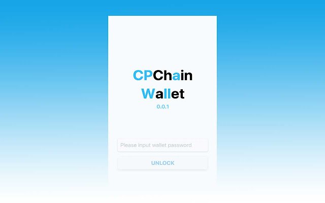 CPChain Wallet uit de Chrome-webwinkel voor gebruik met OffiDocs Chromium online