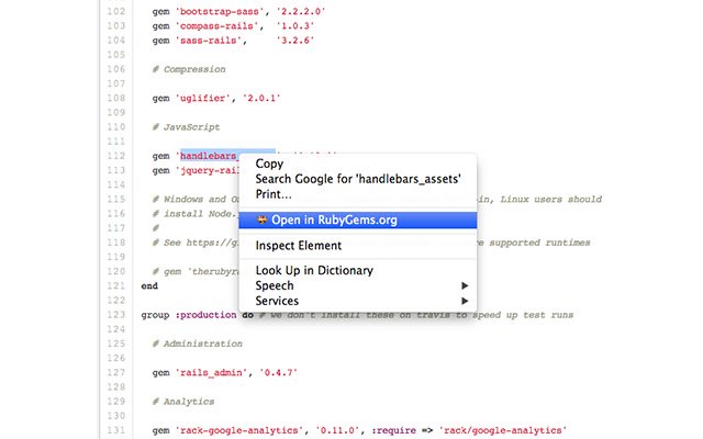 Crank for Rubygems de la tienda web de Chrome se ejecutará con OffiDocs Chromium en línea