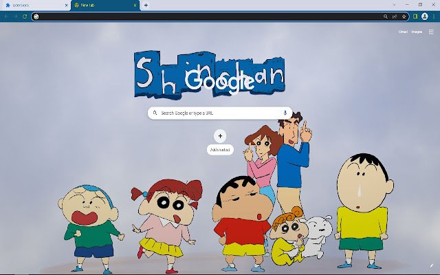 Crayon Shin chan de la boutique en ligne Chrome sera exécuté avec OffiDocs Chromium en ligne