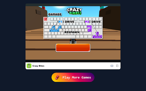 Crazy Bikes Game in Browser Free  Offline available  from Chrome web store to be run with OffiDocs Chromium online