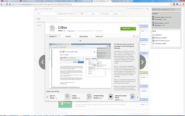 Cr!Box dal negozio web di Chrome per essere eseguito con OffiDocs Chromium online