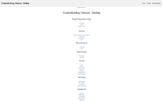 Bangunan Kreatif | Network SiteMap dari toko web Chrome untuk dijalankan dengan OffiDocs Chromium online