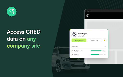 CRED  from Chrome web store to be run with OffiDocs Chromium online