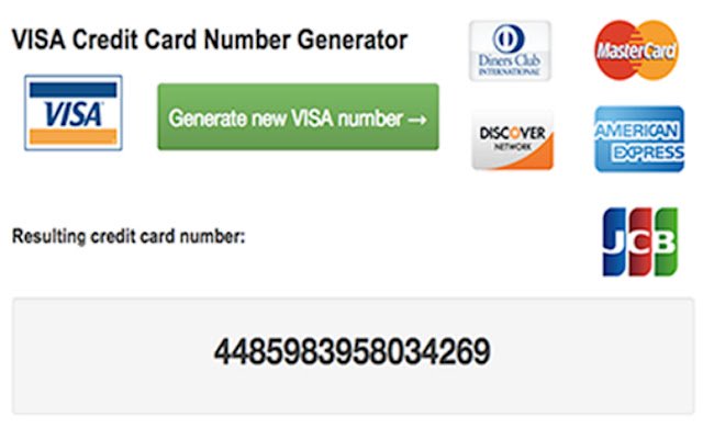 Номер кредитной карты из интернет-магазина Chrome для работы с OffiDocs Chromium онлайн