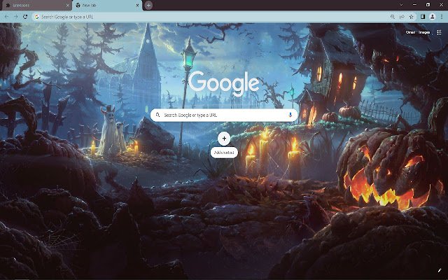 Halloween menyeramkan dari toko web Chrome untuk dijalankan dengan OffiDocs Chromium online