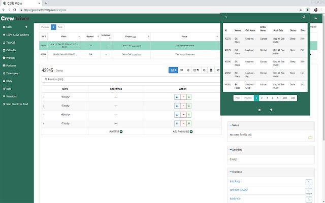 CrewDriver Live View  from Chrome web store to be run with OffiDocs Chromium online