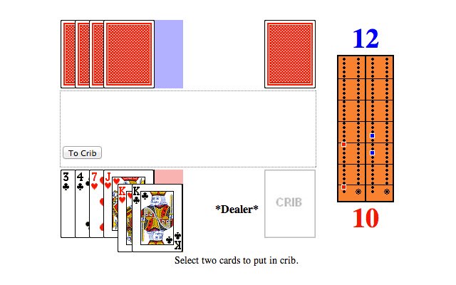 Cribbage  from Chrome web store to be run with OffiDocs Chromium online