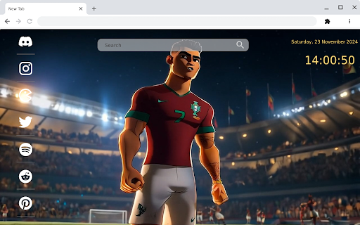 Cristiano Ronaldo World Cup Experience the Legend!  from Chrome web store to be run with OffiDocs Chromium online