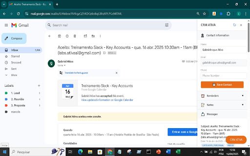CRMativa  from Chrome web store to be run with OffiDocs Chromium online