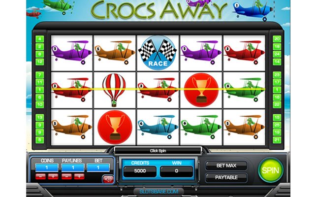 Crocs Away Pokie ze sklepu internetowego Chrome do uruchomienia z OffiDocs Chromium online