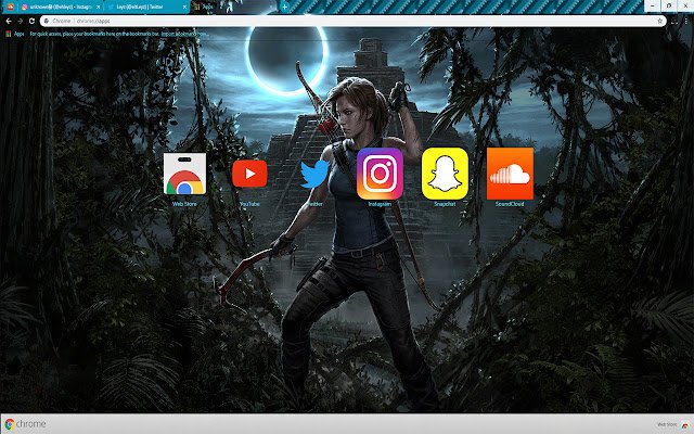 CROFT } Shadow of the Tomb Raider } Game Over  from Chrome web store to be run with OffiDocs Chromium online