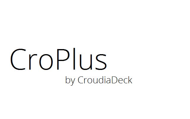 CroPlus  from Chrome web store to be run with OffiDocs Chromium online