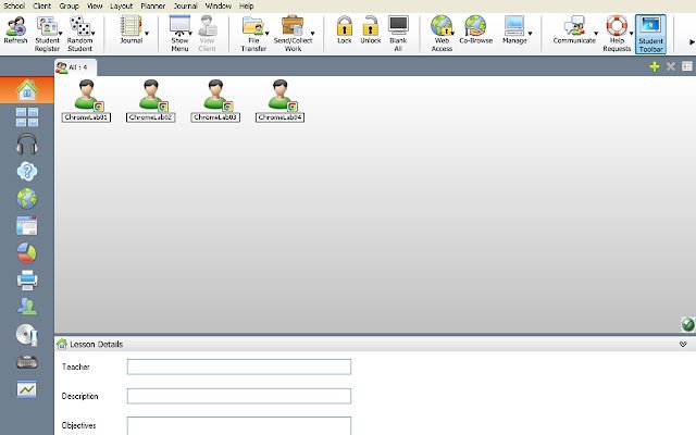 Siswa CrossTec SchoolVue dari toko web Chrome untuk dijalankan dengan Chromium OffiDocs online